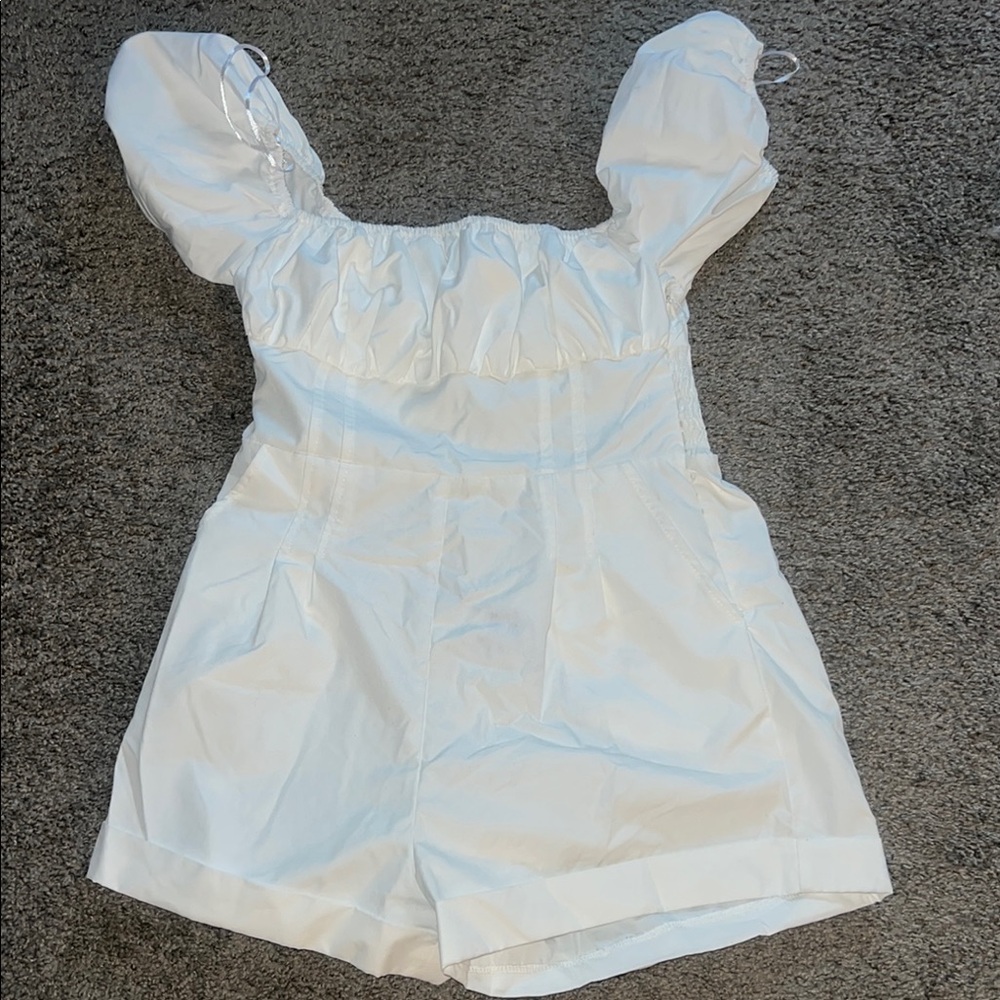 Women’s White Romper